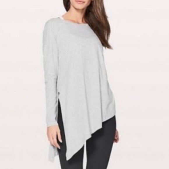 lululemon athletica Tops - Lululemon To The Point Asymmetrical Long Sleeve